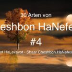 Cheshbon HaNefesh #4