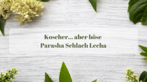 Koscher… aber böse – Parasha Schlach Lecha