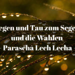 Regen und Tau zum Segen und die Wahlen – Parascha Lech Lecha