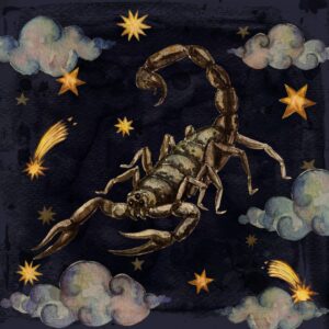 Skorpion - Sternbild von Monat Cheschvan