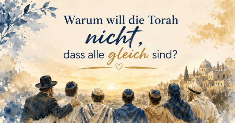 Wochenabschnitt Reeh Warum will die Torah nicht, dass alle gleich sind
