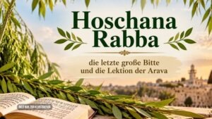 Hoschana Rabba – die letzte große Bitte und die Lektion der Arava